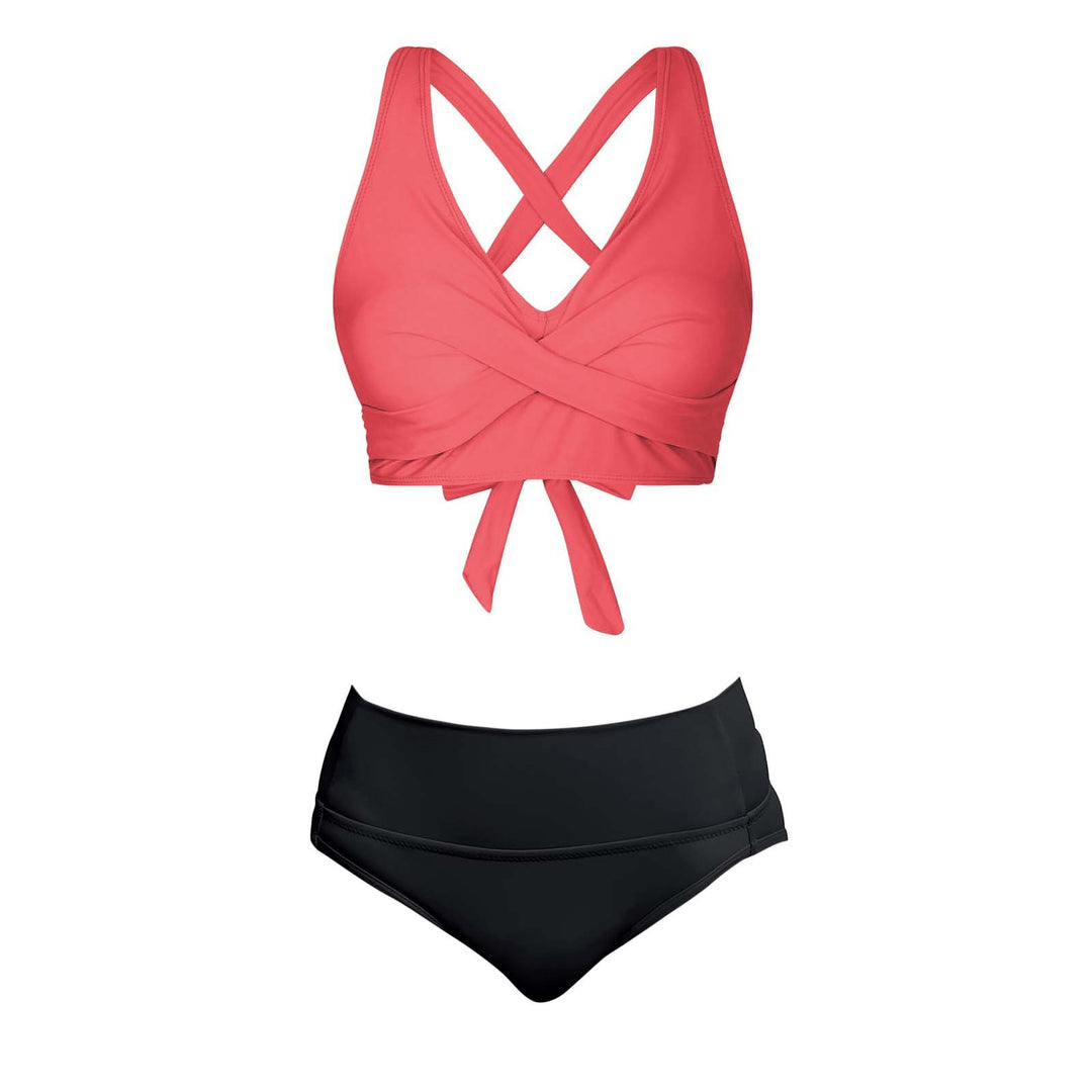 Damen Zweiteiliger Badeanzug mit floralem Design Echo Archiv