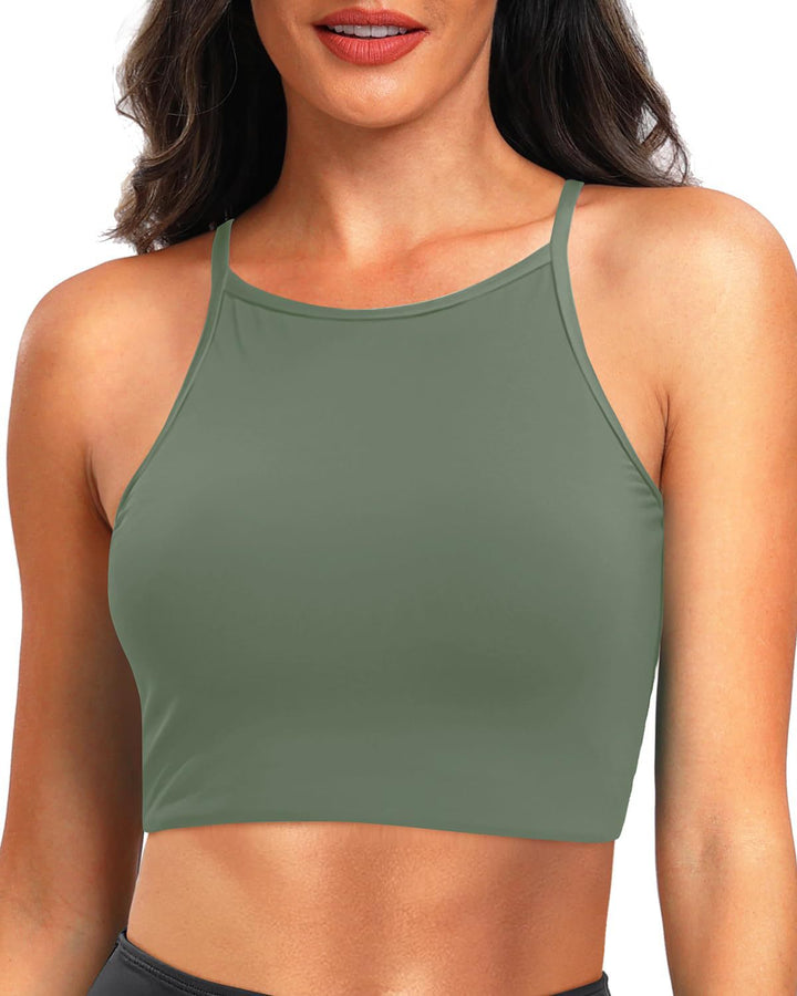 Damen Sportliches Crop-Top Echo Archiv