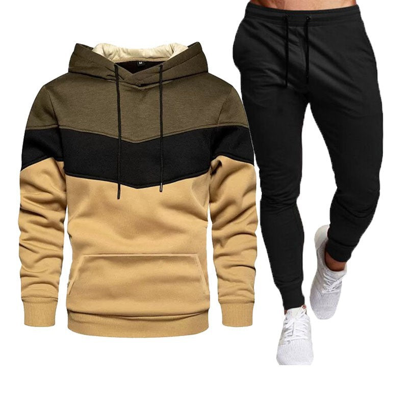 Herren Sportliches Sweatshirt und Jogginghose Set Echoarchiv