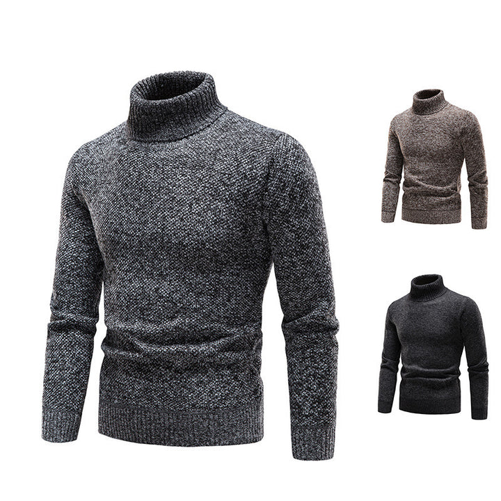 Herren Rollkragenpullover aus hochwertiger Wolle Echoarchiv