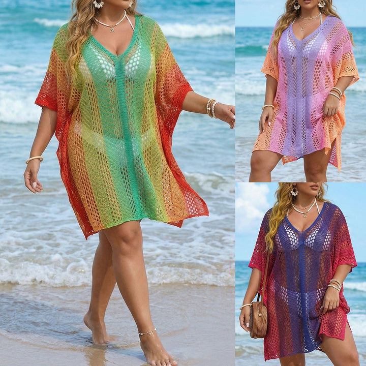 Damen luftiger Häkel-Strandüberwurf Echo Archiv 1779788068