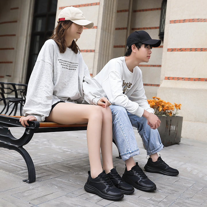 Damen nan atmungsaktiver Netz-Sneaker mit dämpfender Leichtsohle und gepolstertem Fersenkragen Echo Archiv