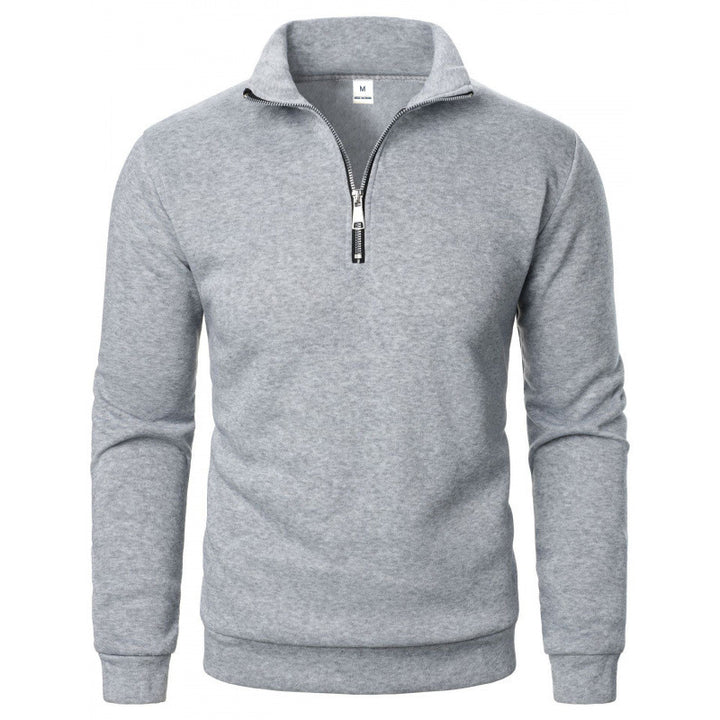 Herren Sportlicher Sweatpullover mit Stehkragen Echoarchiv
