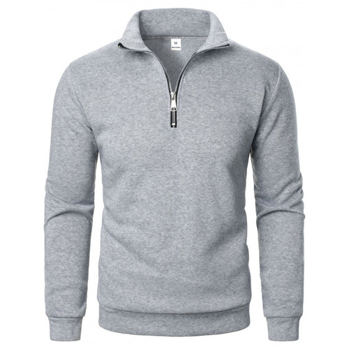 Herren Sportlicher Sweatpullover mit Stehkragen Echoarchiv