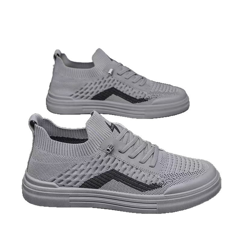 Herren Atmungsaktive Strick-Sneaker mit sockenhaftem Schaft und dämpfender Gummisohle Echoarhiv – Norré