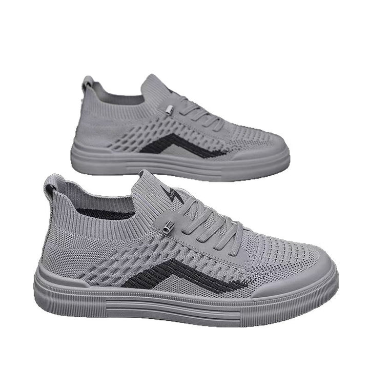 Herren Atmungsaktive Strick-Sneaker mit sockenhaftem Schaft und dämpfender Gummisohle Echoarhiv – Norré
