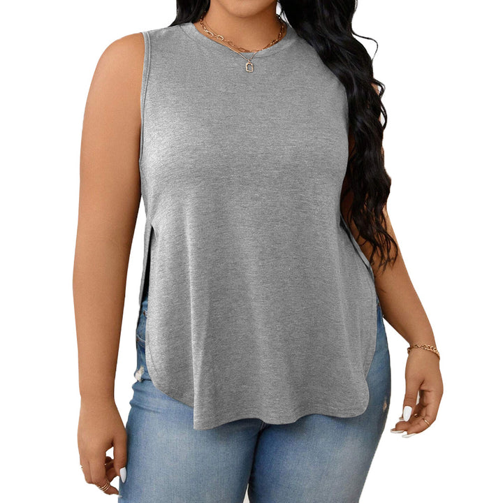 Damen lässiges Tanktop mit seitlichen Schlitzen und modischem Schnitt Echo Archiv