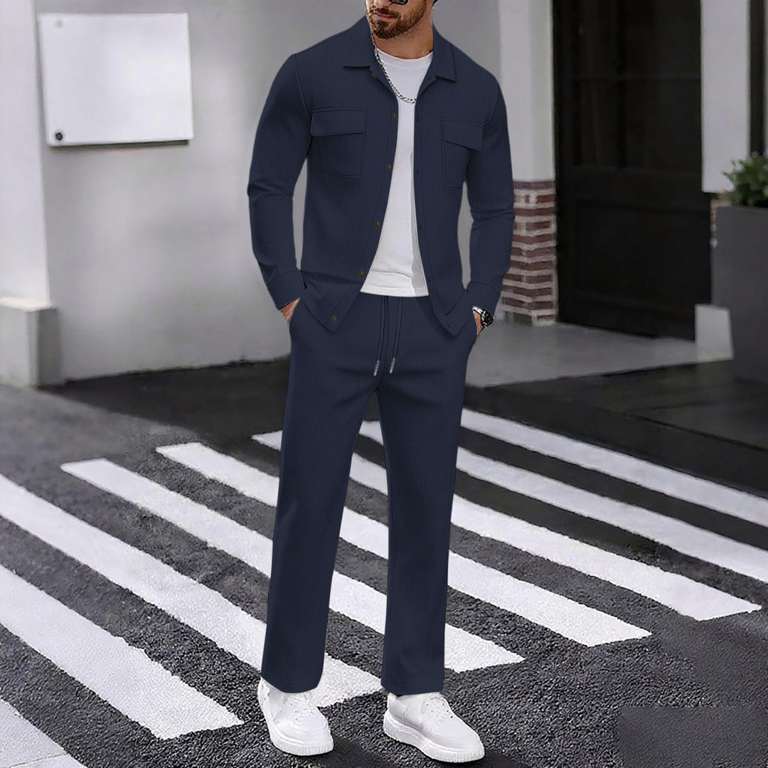 Herren Freizeitjacke und Jogginghose Set Echoarchiv