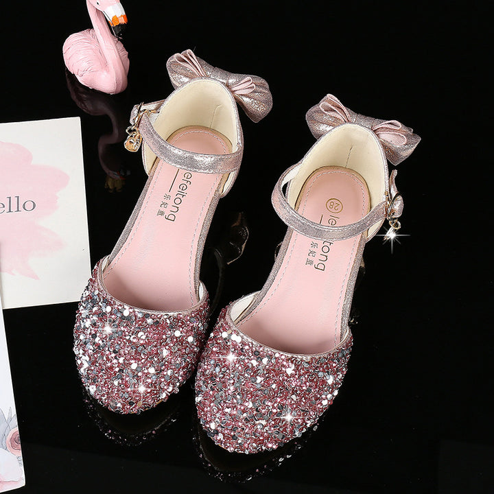 Mädchen Elegante Ballerina Sandalen mit Glitzerverzierung Echo Archiv