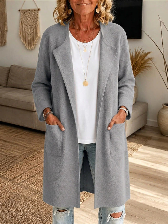Damen Modischer Langer Cardigan Echo Archiv