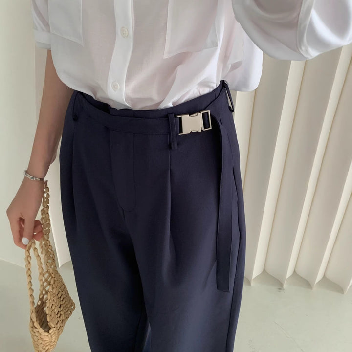 Damen Weite Bundfaltenhose Echo Archiv