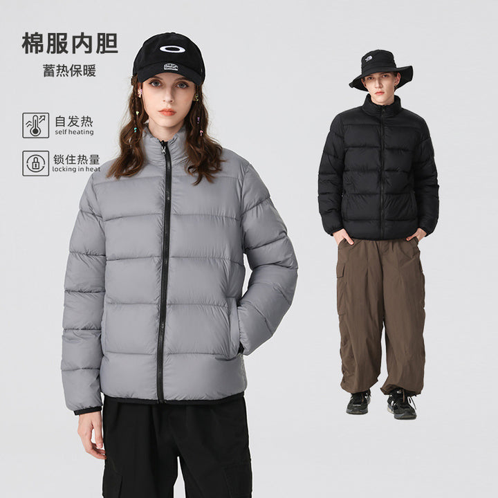 Herren Gepolsterte Steppjacke mit hohem Stehkragen und thermischer Isolierung Echo Archiv