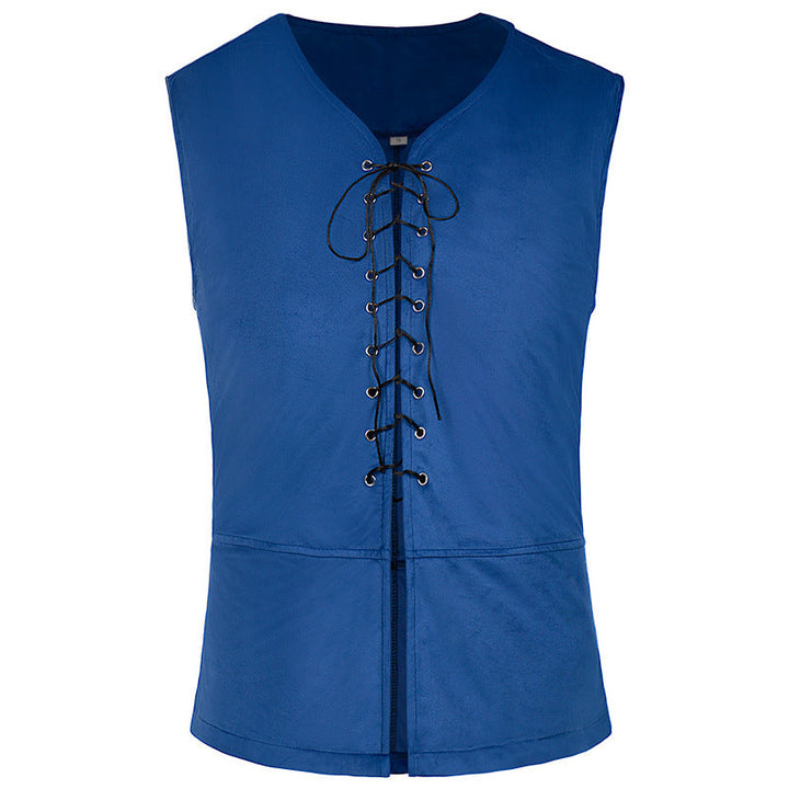 Damen historische Spitzenbluse mit markanten Schnürdetails – Élovi