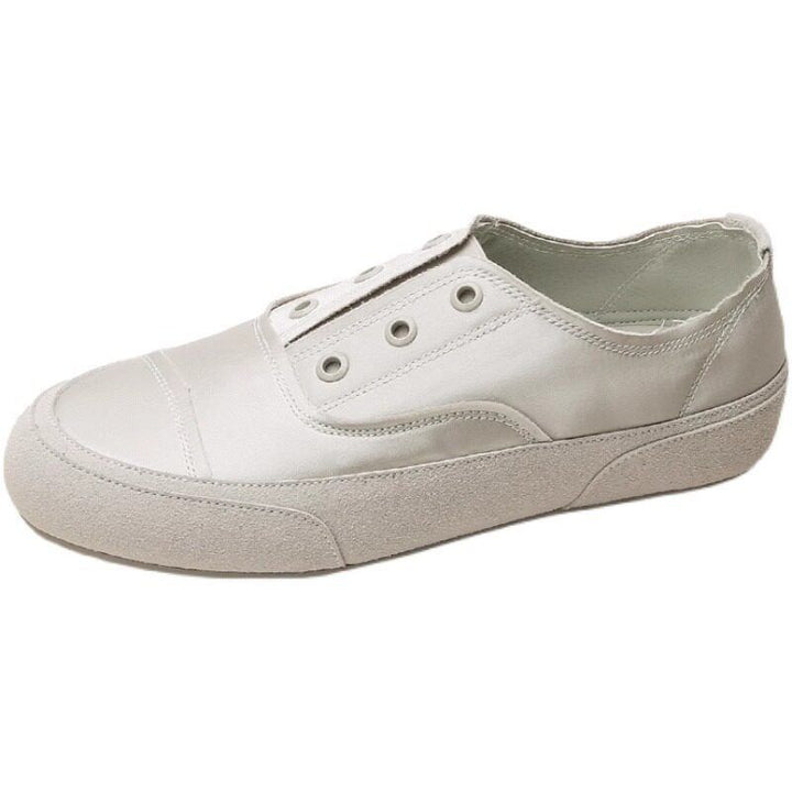 Damen Satin‑Slip‑On Sneaker mit gummierter Zehenkappe und elastischem Einstieg Echo Archiv