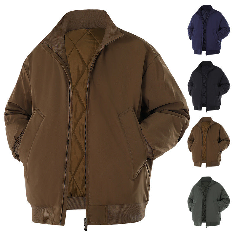 Herren Winterjacke mit warmem Innenfutter und praktischen Taschen Echoarchiv