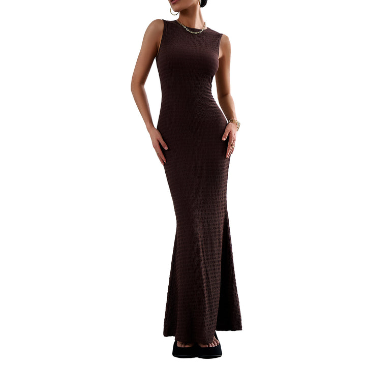 Damen Elegantes figurbetontes Abendkleid mit Fließendem Saum Echo Archiv