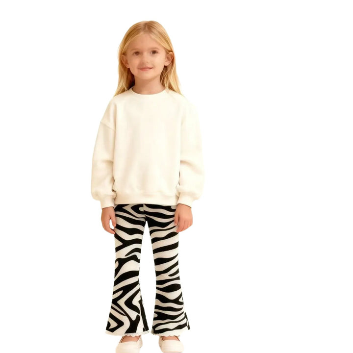 Mädchen Schlagleggings mit aufregendem Zebra-Muster Echo Archiv