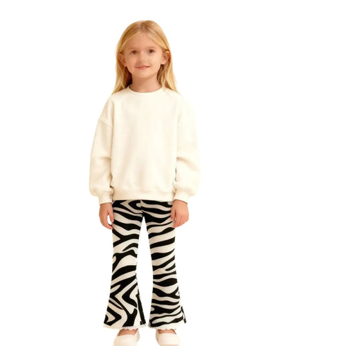 Mädchen Schlagleggings mit aufregendem Zebra-Muster Echo Archiv