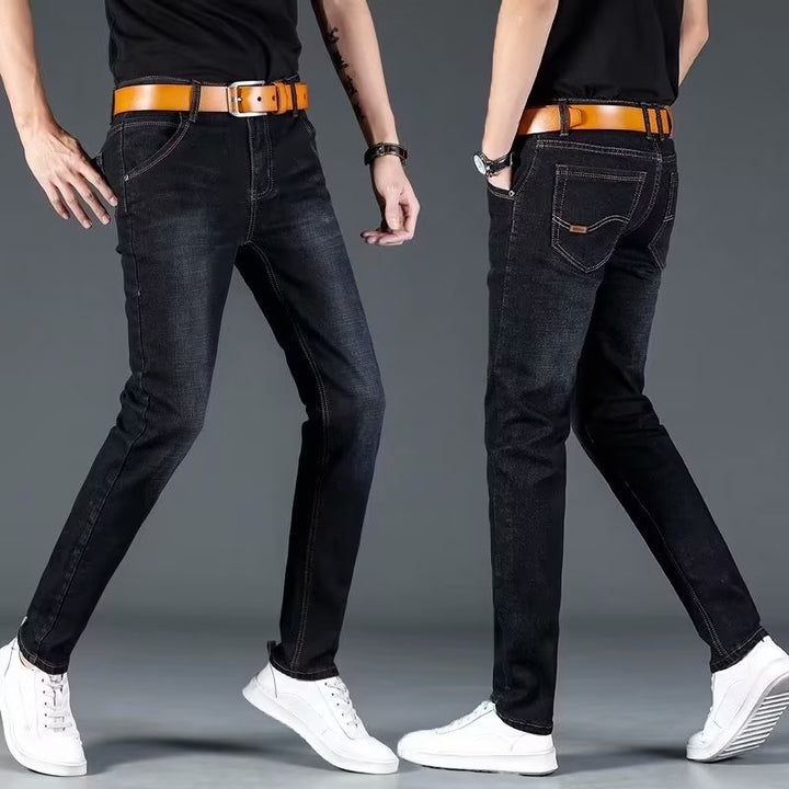 Herren Slim Fit Jeans mit flexiblem Bund und modernen Details Echoarchiv