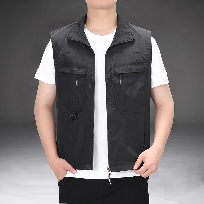 Herren Praktische Outdoor-Weste Echo Archiv