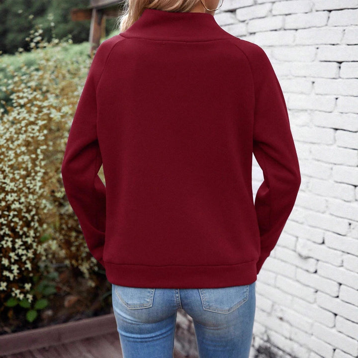 Damen Elegantes Oberteil mit Rollkragen Echo Archiv