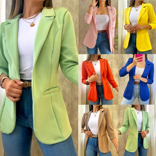Damen eleganter Blazer mit tailliertem Schnitt und praktischen Taschen – Valéne