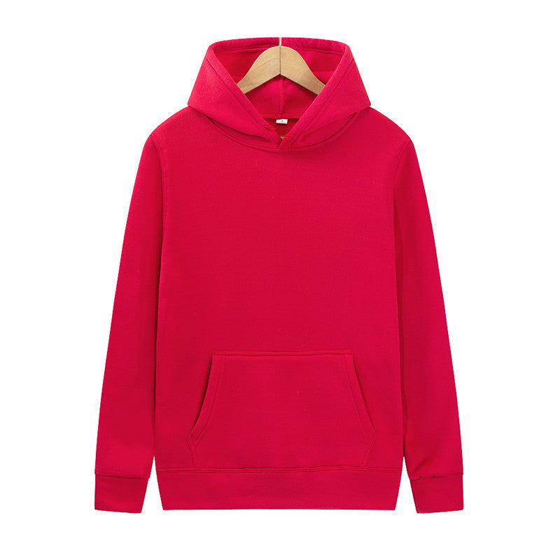 Unisex minimalistischer Kapuzenpullover ohne Reißverschluss mit innen angerautem French-Terry und integrierter Kängurutasche Echo Archiv