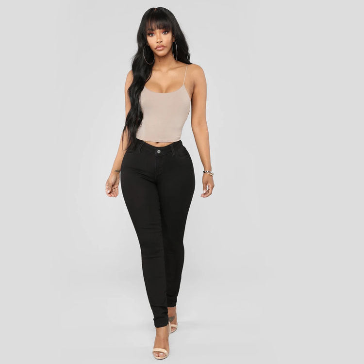 Damen Hochgeschnittene Skinny-Jeans mit Figurformendem Stretch Echo Archiv
