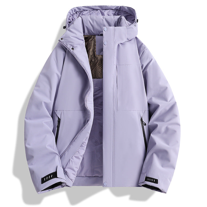 Damen Nano gepolsterte Outdoor-Jacke mit kapuze, winddichter Membran und isolierender thermischer Innenauskleidung – Avérine