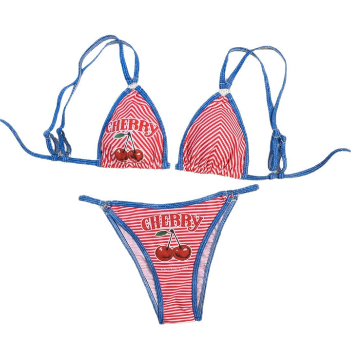 Damen Triangel-Bikini-Set mit verspieltem Motiv Echo Archiv