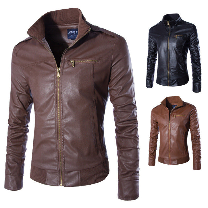 Herren Lederjacke im Biker-Stil Echoarchiv
