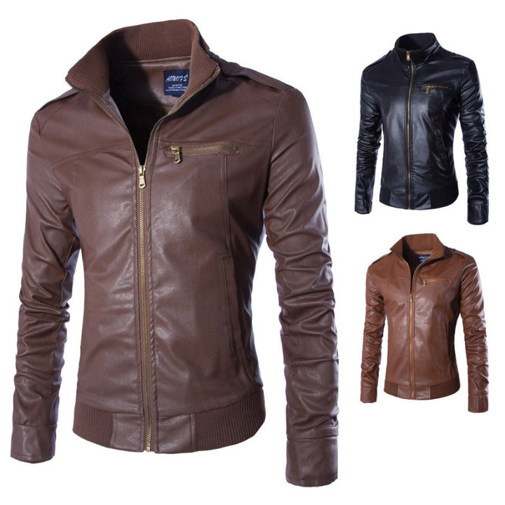 Herren Lederjacke im Biker-Stil Echoarchiv