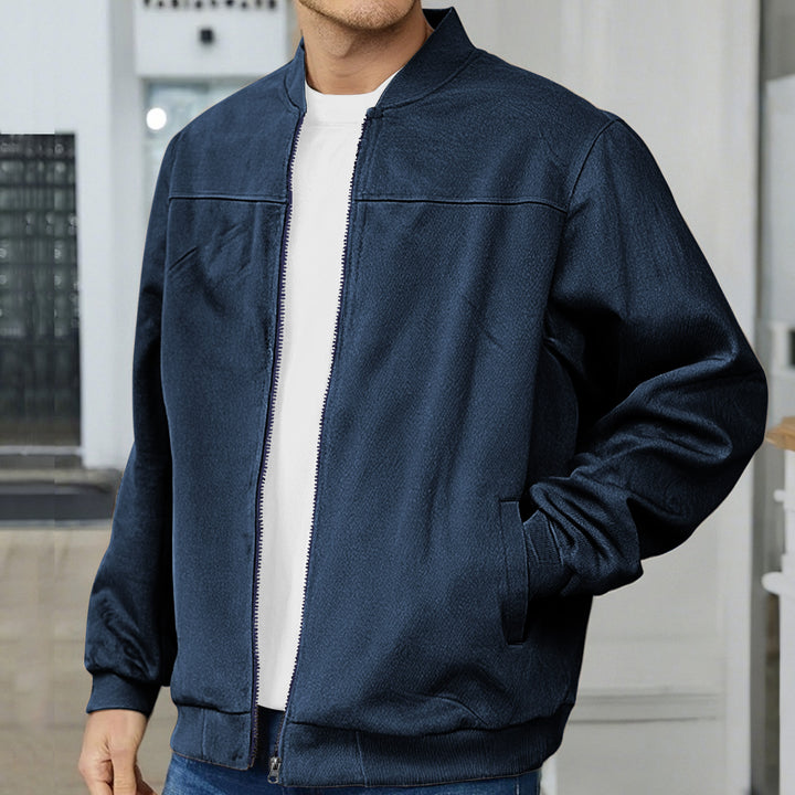 Herren elegante Freizeitjacke mit praktischem Reißverschluss und Seitentaschen Echoarchiv