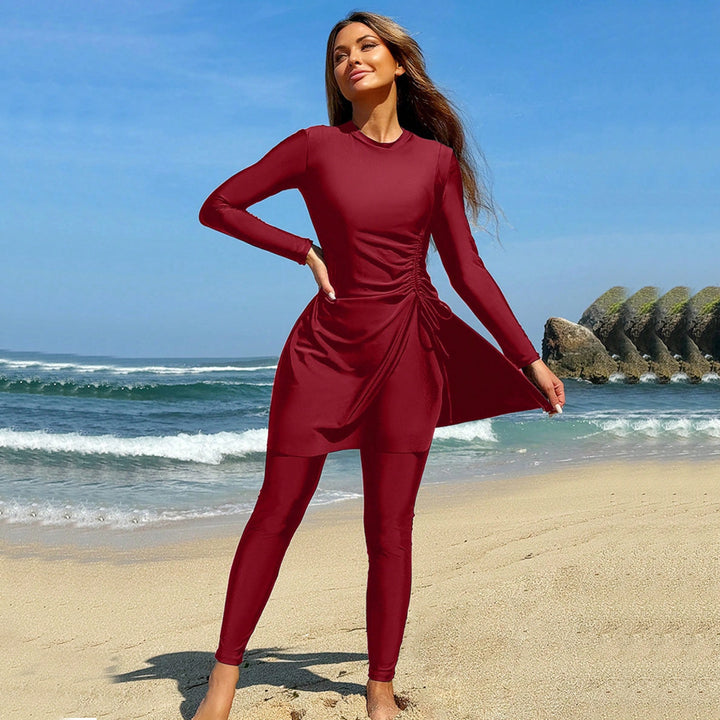 Damen Sportliches Strandoutfit mit modischem Wickel-Design Echo Archiv