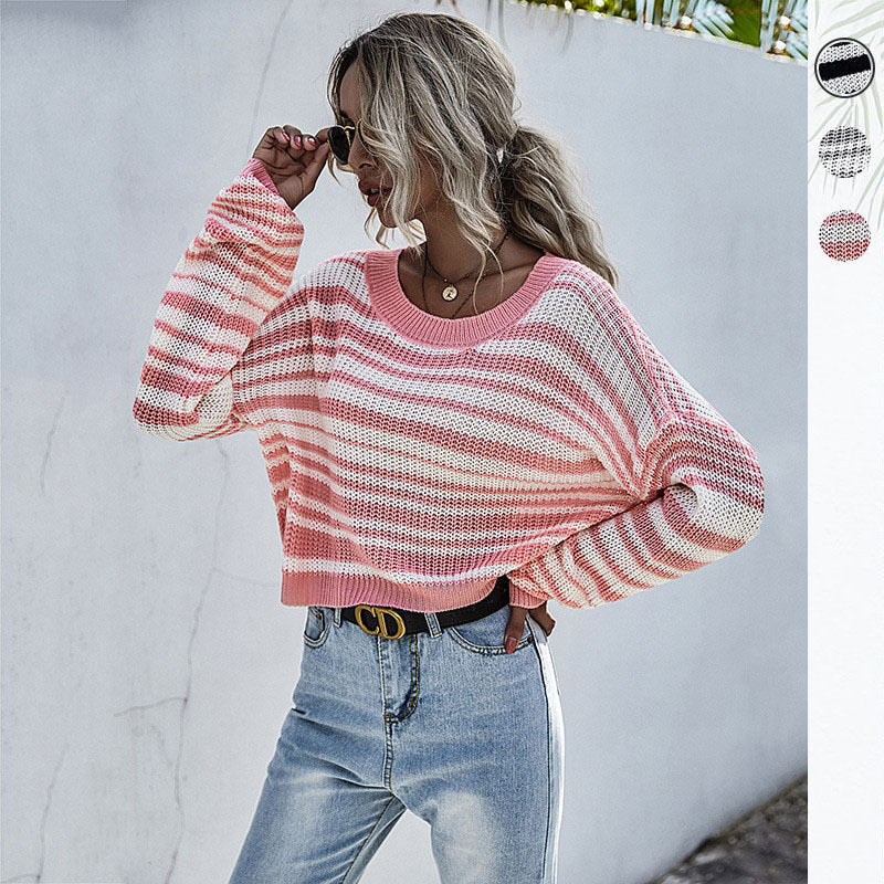 Damen Lässiger Strickpullover mit Oversized-Schnitt Echo Archiv
