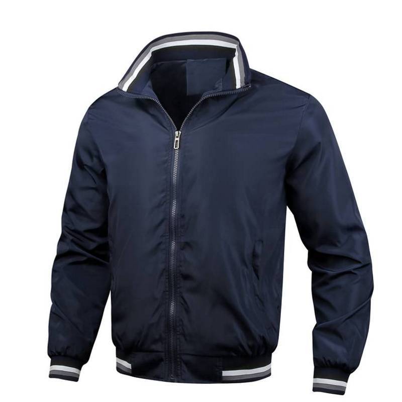 Herren sportliche Windjacke mit strukturiertem Kragen und atmungsaktiver Technologie Echoarchiv