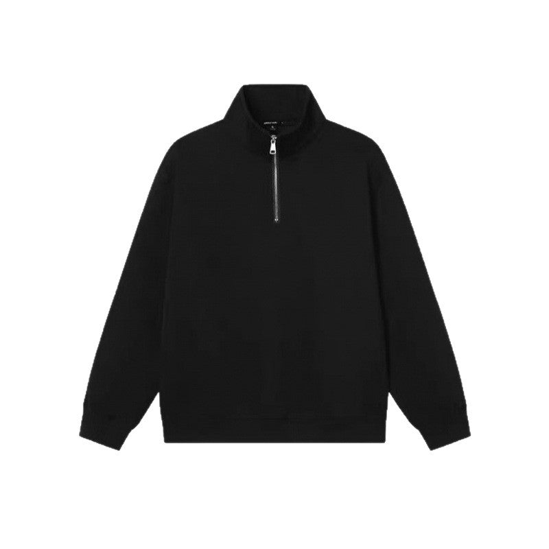 Herren Sportlicher Sweatpullover mit Stehkragen Echoarchiv