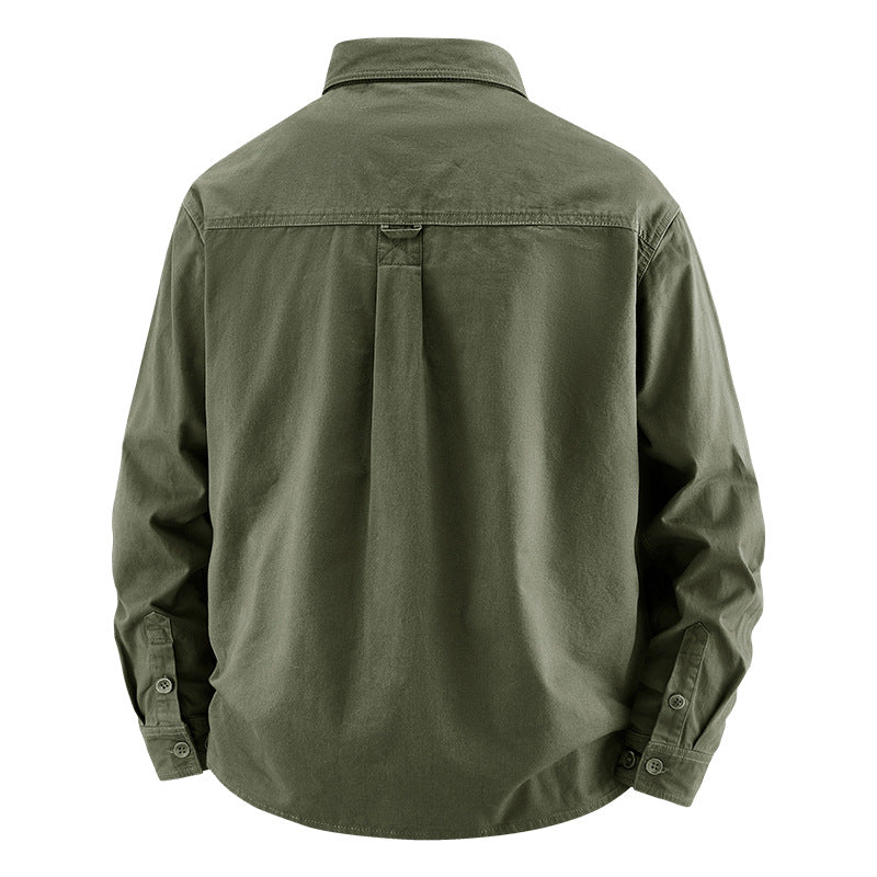 Herren Lässige Utility-Hemdjacke Echo Archiv