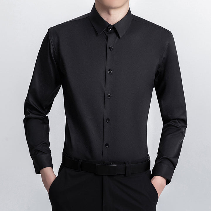 Herren Elegantes Langarmhemd aus atmungsaktivem Material Echoarchiv