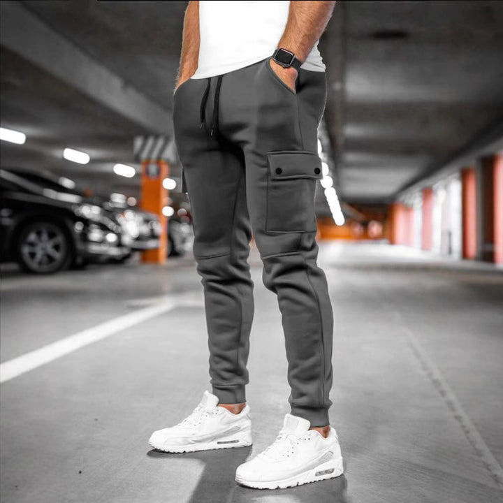 Herren Funktions-Cargo-Jogginghose mit praktischen Seitentaschen Echoarchiv