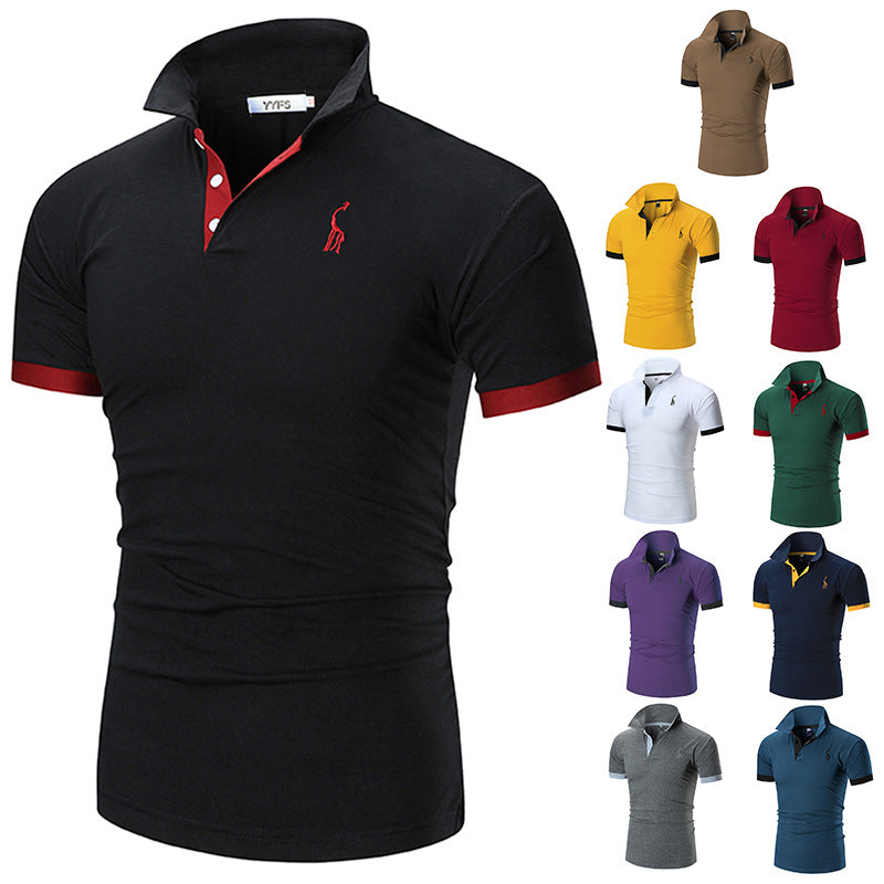 Herren Poloshirt mit modernem Kragen und figurbetonter Passform Echoarchiv