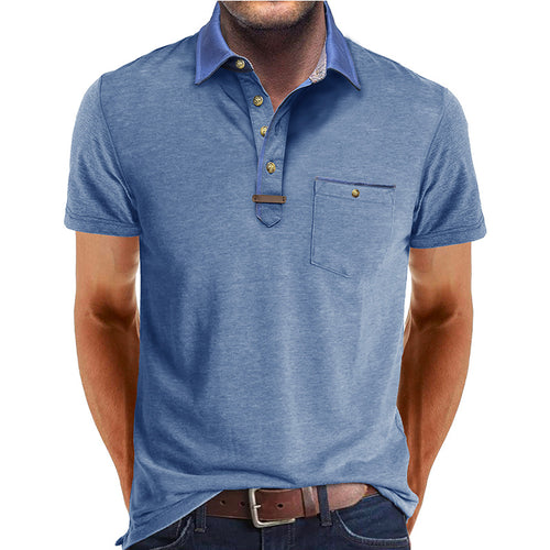 Herren Poloshirt mit modischem Kragen und stylischen Akzenten Echoarchiv