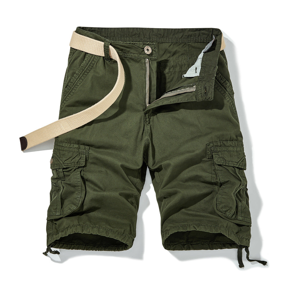Herren Cargo-Shorts mit verstellbarem Gürtel und mehreren Seitentaschen Echoarchiv