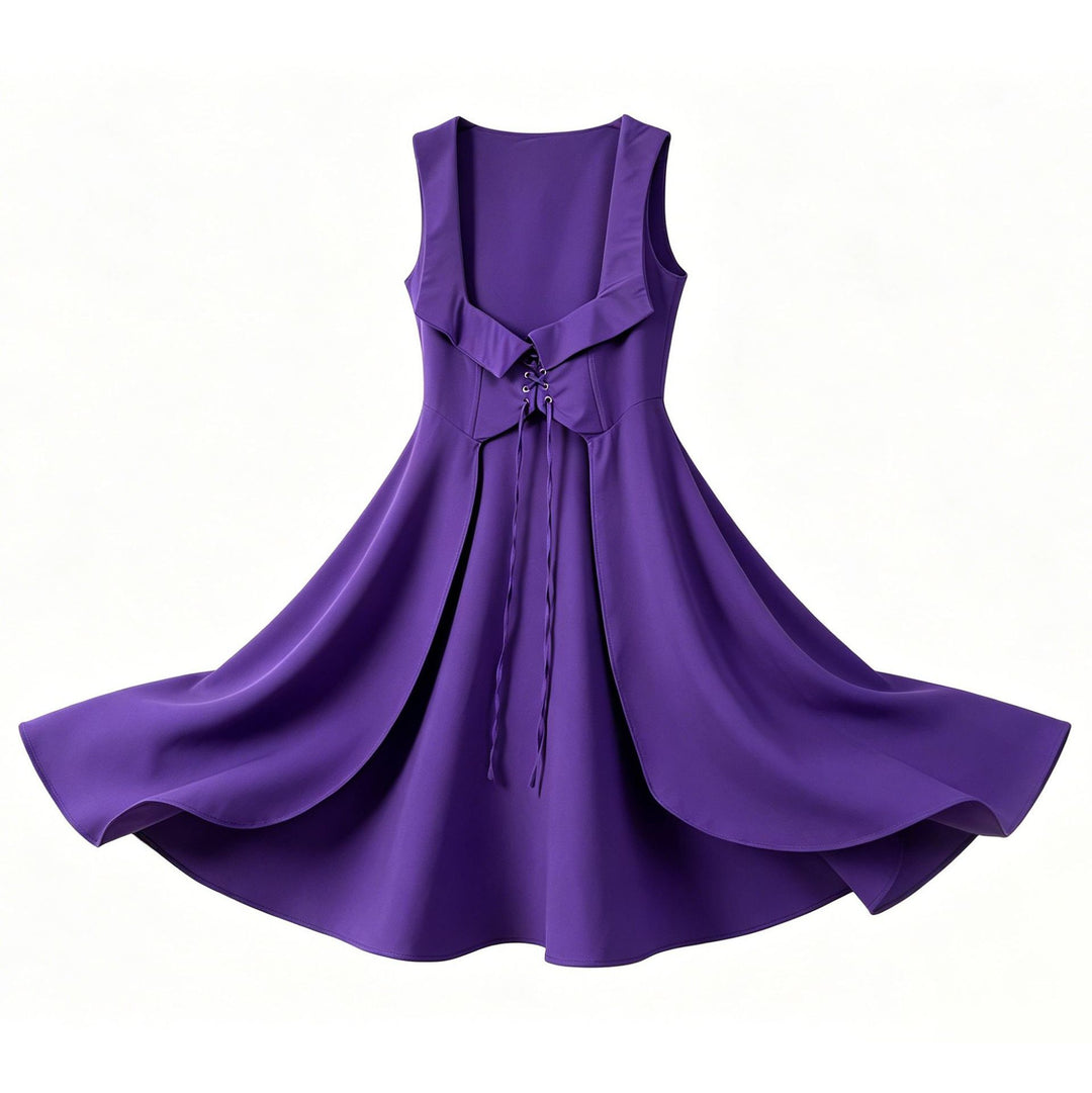 Damen nan schulterfreies Boho Maxikleid mit Volants, asymmetrischem Saum und Glockenärmeln Echo Archiv