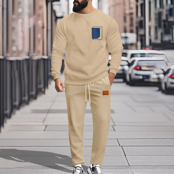 Herren Bequemer Freizeitanzug mit modischem Design und praktischen Taschen Echoarchiv