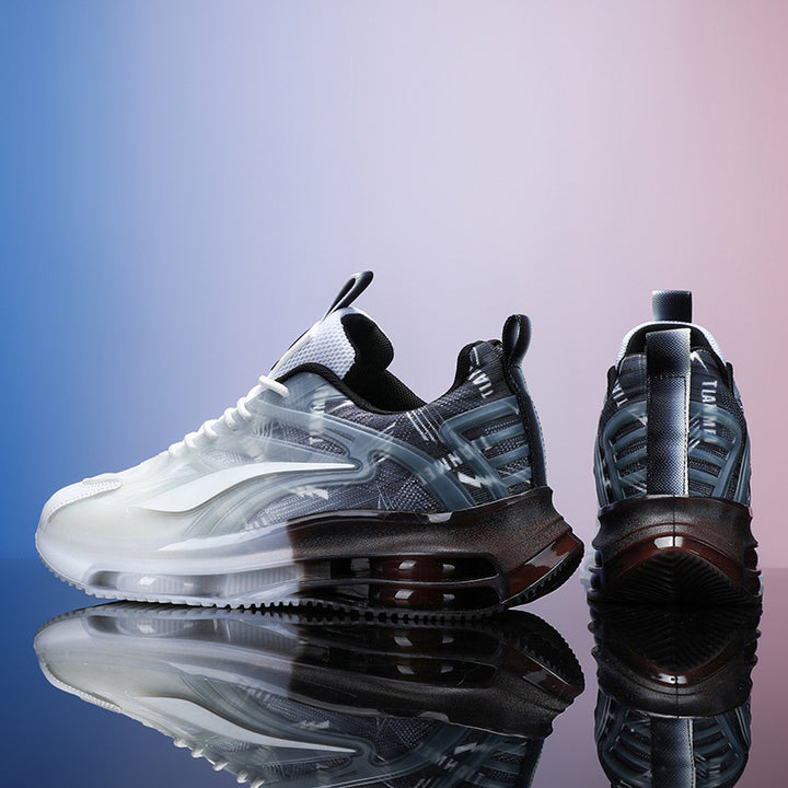 Unisex leichte Luftkissen-Sneaker mit transparentem Gradient-Obermaterial und sichtbarer Luftkammer – Norré