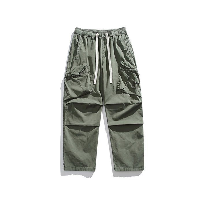 Herren Locker geschnittene Cargo-Hose mit elastischem Tunnelzugbund, Kordelzug und großen Utility-Taschen Echo Archiv