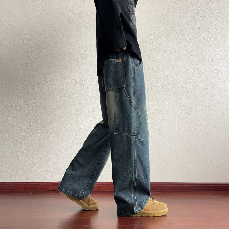 Herren Lässige und weite Jeans Echo Archiv