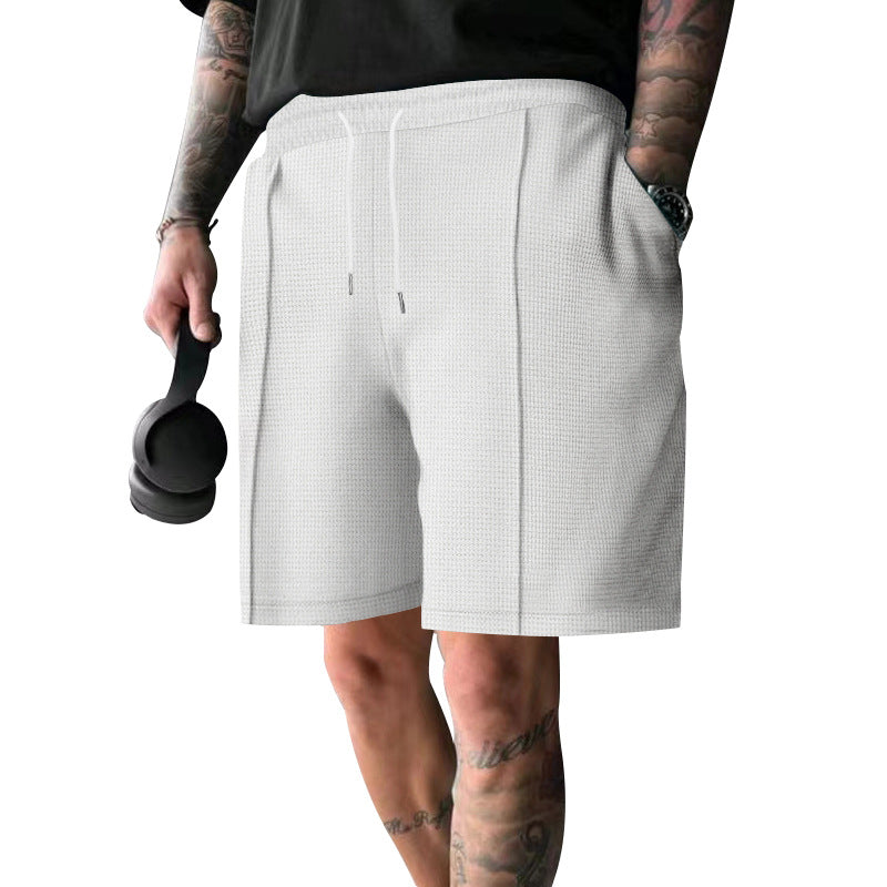 Herren atmungsaktive Fitness-Shorts mit elastischem Bund und Seitentaschen Echoarchiv