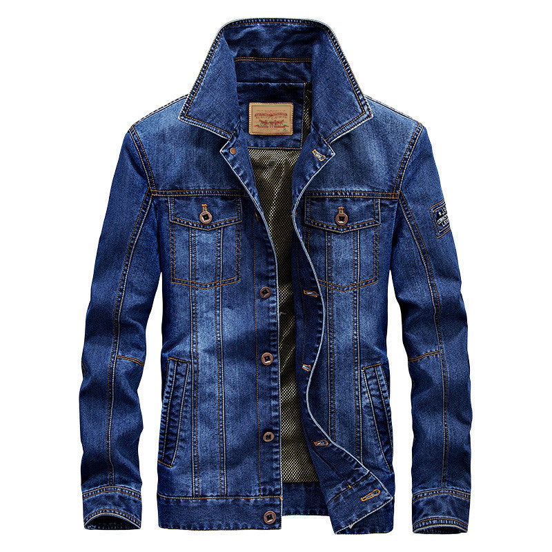 Herren Jeansjacke mit Sherpa‑Futter, wärmender Teddyinnenlage und klassischem Hemdkragen Echoarchiv